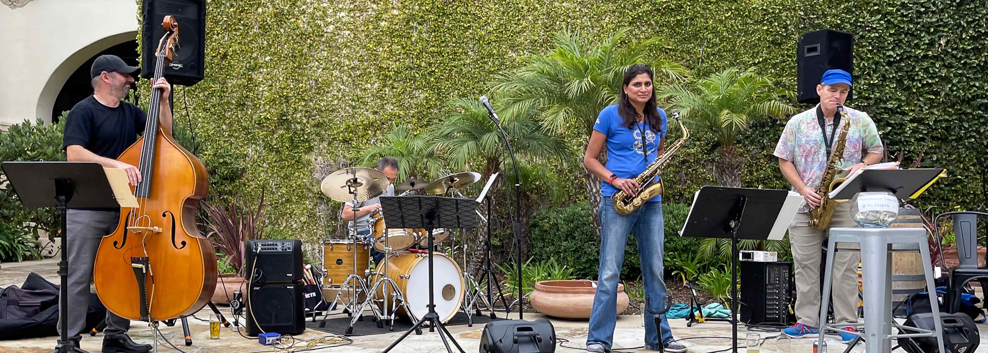 Previously Committed  performs at the grand reopening of the Santa Barbara Museum of Art