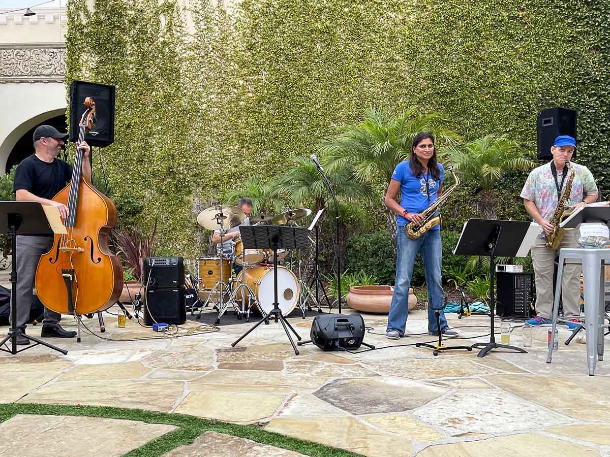 Previously Committed performs at the grand reopening of the Santa Barbara Museum of Art