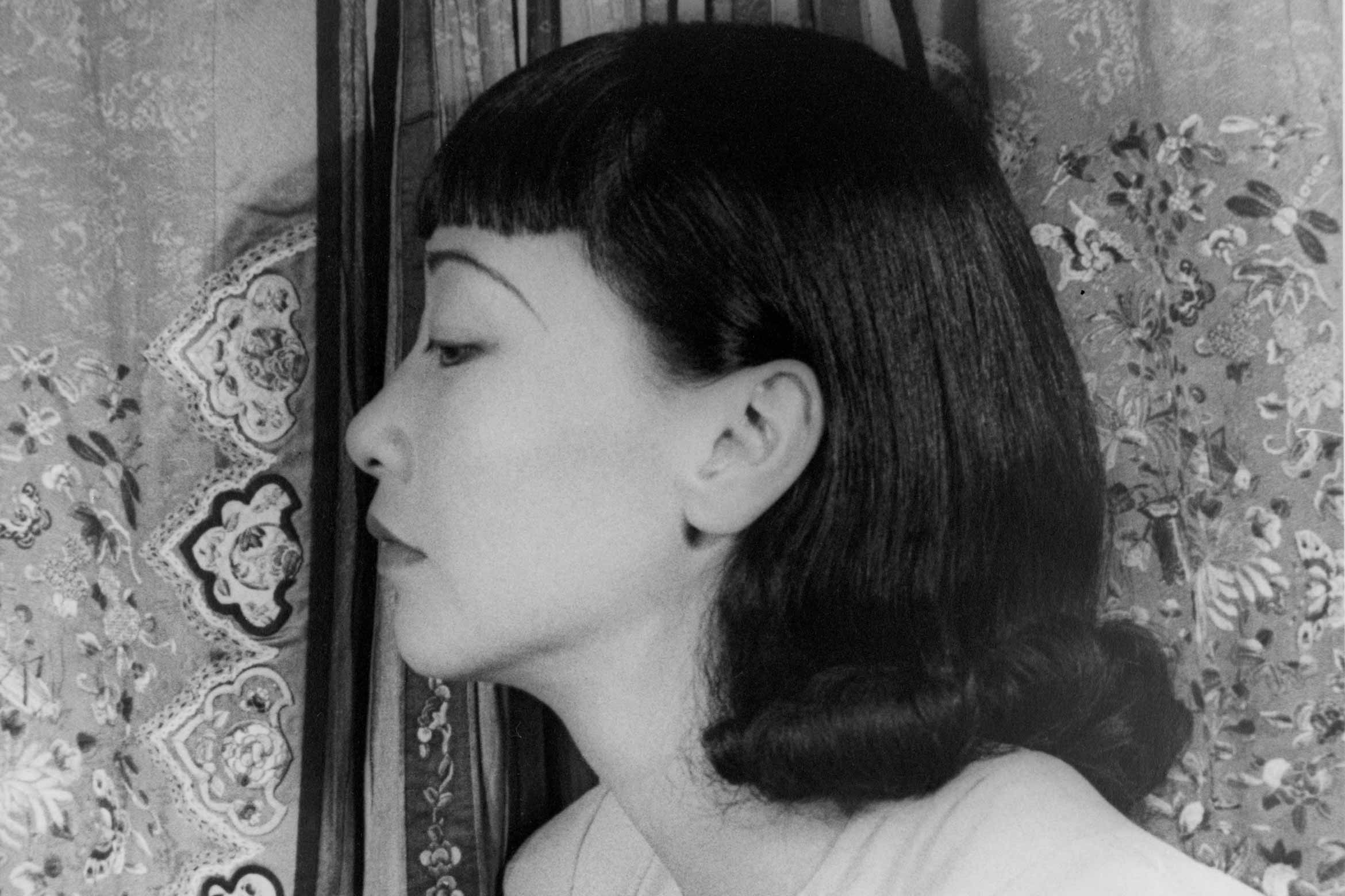 Anna May Wong profile portrait
