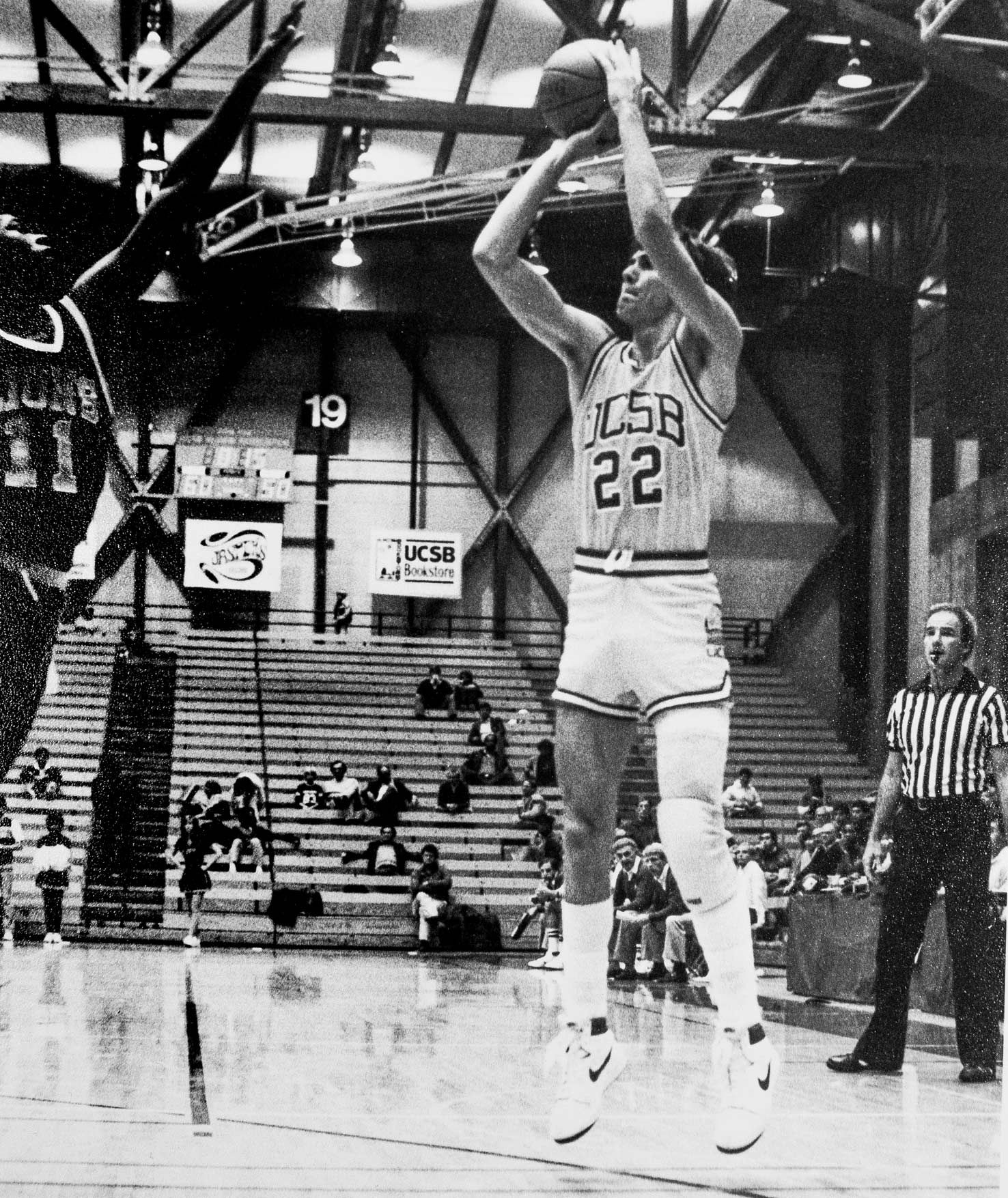 Vintage UCSB basketball photo from 1984