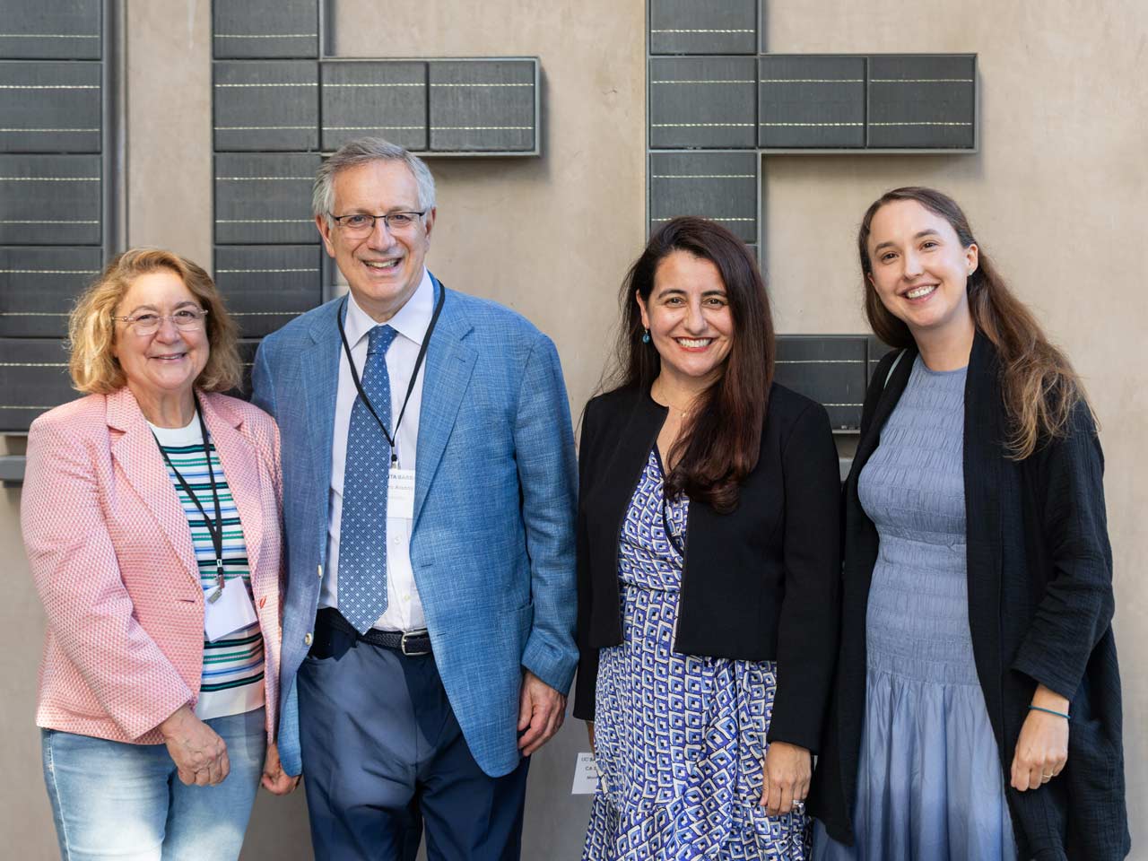 Chancellor Assanis and wife Eleni with Senate President pro Tempore Monica Limon and Anton Vonk Professor of Environmental Politics Leah Stokes