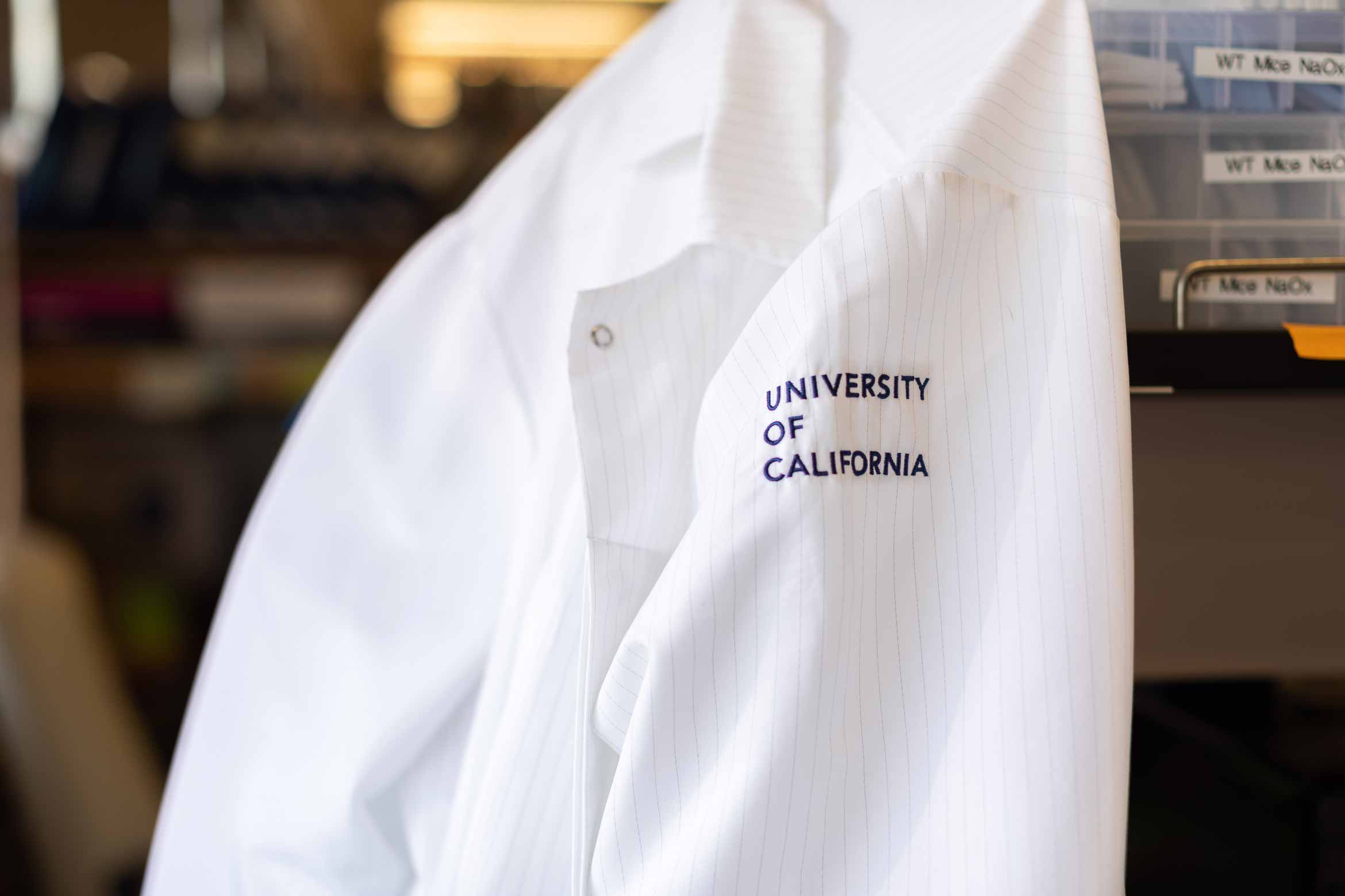 UC Santa Barbara lab coat