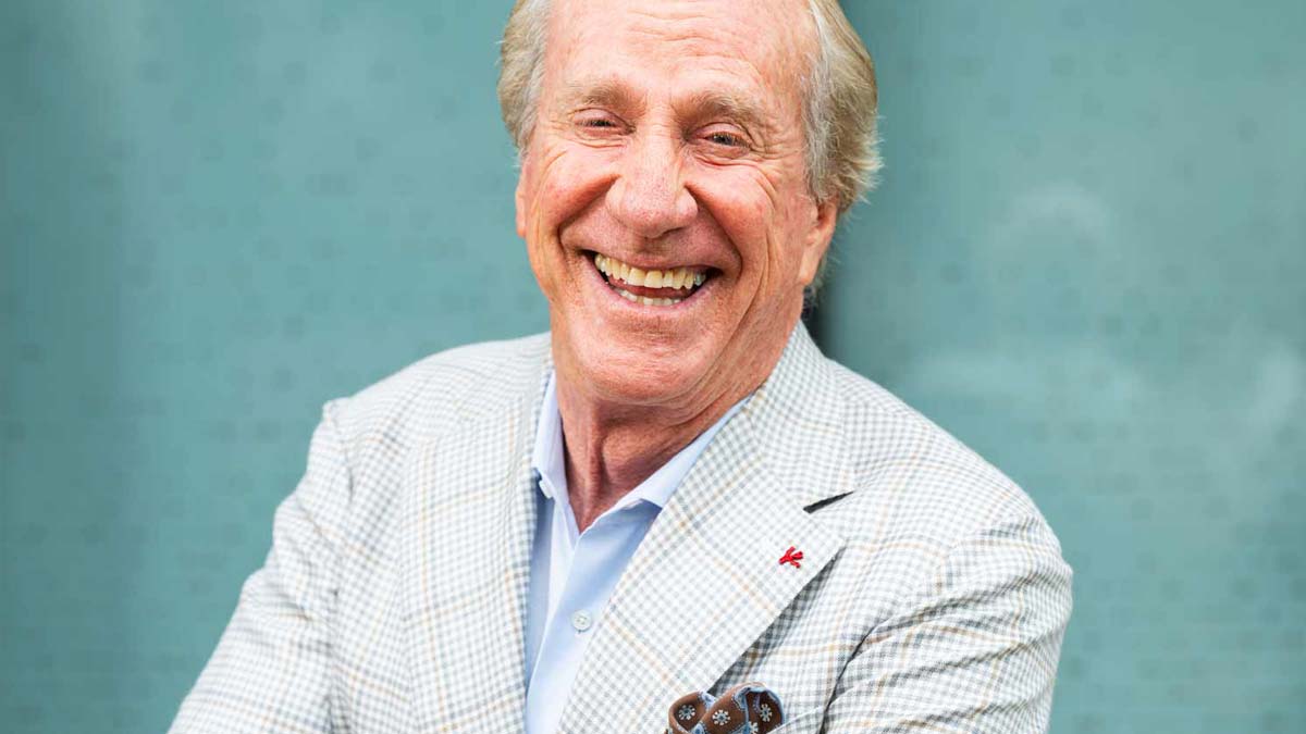 Fred Steck smiling and laughing